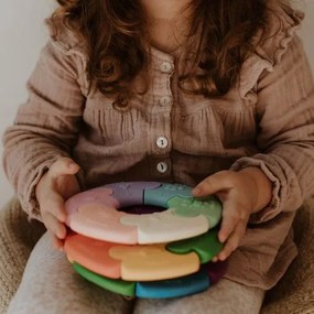 Skladacie koliesko, pastelové