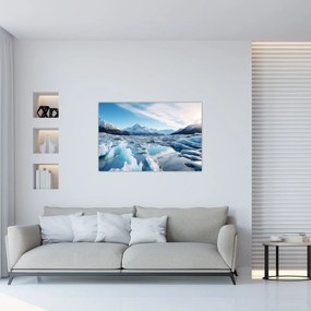 Obraz - Ľadovcové útvary (90x60 cm)