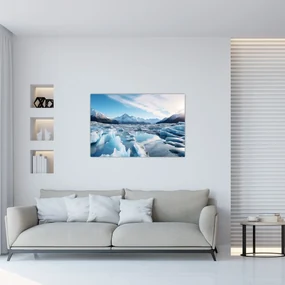Obraz - Ľadovcové útvary (90x60 cm)