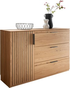 XXXLutz ŠIROKÁ KOMODA, dub, farba duba, 147/94/42 cm Linea Natura - Komody - 000891002604