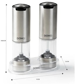 DOMO DO3102 sada elektrických mlynčekov na korenie