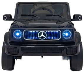 Detské autíčko s elektrickým pohonom 4x4 Mercedes Benz EQG - čierne