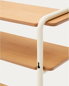 Béžová/v prírodnej farbe závesná detská knižnica v dekore jaseňa 60x70x28 cm Tinn – Kave Home