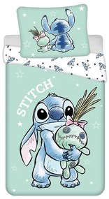 Jerry Fabrics Bavlnené obliečky 140x200 + 70x90 cm - Lilo and Stitch "Buddies"