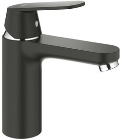 GROHE Eurosmart Cosmopolitan páková umývadlová batéria bez odtokovej súpravy, výška výtoku 98 mm, chróm/čierna matná, 23327KW0