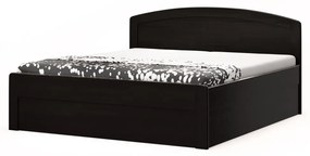 BMB MARIKA ART - masívna buková posteľ s úložným priestorom 140 x 200 cm, buk masív
