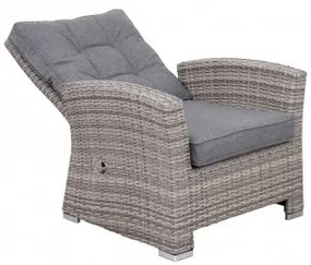 Doppler LIMA sivá - polohovacie ratanové sedenie