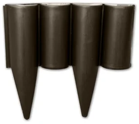 Bradas Záhradná palisáda plastová 2,5m Brown PALGARDEN