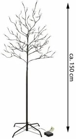 Nexos 39398 LED vianočná dekorácia - Svetelný strom - 96 LED 150 cm