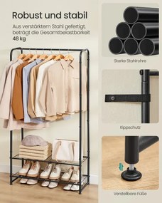 Otvorená šatníková skriňa LGR461B01