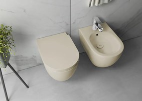 Isvea Isvea, INFINITY bidet závesný 36,5x53cm, Ivory, 10NF41001-2K