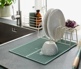 Kovový stojan na potreby na umývanie riadu