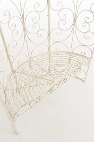 Oblúk na ruže Rosie s lavičkami - Krémová antik