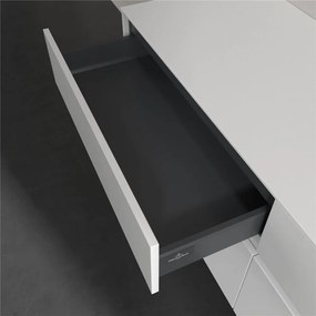 VILLEROY &amp; BOCH Collaro závesná skrinka pod umývadlo na dosku (umývadlo vpravo), 4 zásuvky, 1600 x 500 x 548 mm, White Matt, C07900MS