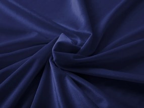 Biante Zamatový vankúš valec bonbon SV-026 Tmavá kráľovská modrá II 15x60 cm