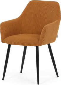 Jedálenská stolička látka/kov DCH-V4009 Farba: Žltá