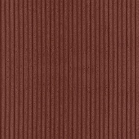 Menčestrová rohová pohovka v terakotovej farbe (ľavý roh/s leňoškou) Merid – Ropez