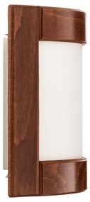 Nástenné svietidlo Zanna z dreva 22 cm rustikálne