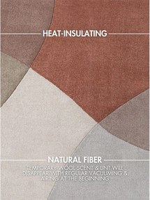 Béžový ručne tkaný vlnený okrúhly koberec ø 200 cm Hackney Clarissa – Ted Baker