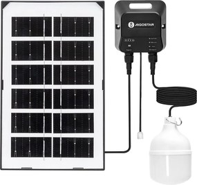Aigostar - LED solárny luster LED/35W/12V 3000 mAh 6500K priemer 10 cm