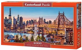 KIK CASTORLAND Puzzle 4000 dielikov Good Evening New York - Večer v New Yorku 138x68cm