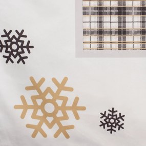 VIANOČNÝ OBRUS ANGEL 85X85 CM VZOROVANÁ