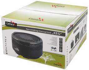 Stolový gril na drevené uhlie Cattara Keg, ø 30 cm