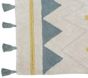 Prateľný koberec tecalzo 120 x 160 cm modrý MUZZA