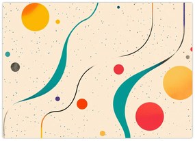 Obraz - Minimalistická farebná ilustrácia (70x50 cm)