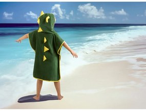 Zelené bavlnené detské pončo Joep – Good Morning