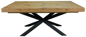Rozkladací stôl St-07 140/180x80cm dub uzlový