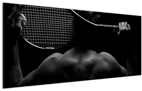 Obraz - Tenista (120x50 cm)