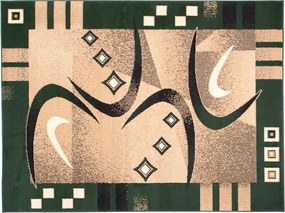 TA Koberec F741B TMAVOBÉŽOVÝ ATLAS PP Rozmer: 60x100 cm