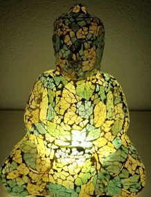 Stolná lampa Budha, ručná práca