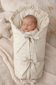 INTERMEDIC SK Obliečka na zavinovačku Béžová s volánikom Veľkosť: 73x73 cm