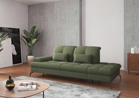 XXXLutz LEŇOŠKA, textil, olivovozelená Sit & More - Online Only obývacie izby - 000144009685