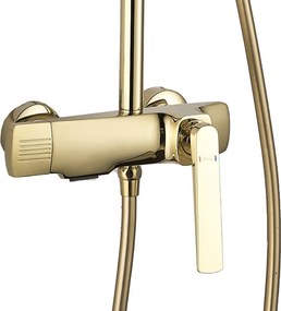 Sprchový komplet REA REBEL, zlatý