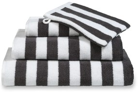 Vandyck Uterák Verona Stripes Off black - 70x140 cm