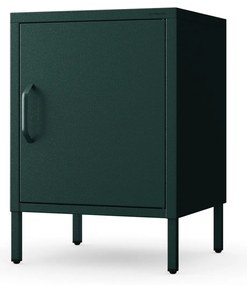 Nočný stolík MIA, 424 x 595 x 400 mm, Modern: fľaškovo zelená farba