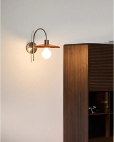 Oranžové nástenné svietidlo ø 27 cm Nuvira – Kave Home