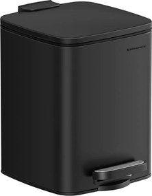Odpadkový kôš do kúpeľne NORD, 6l, čierna SongmicsHome