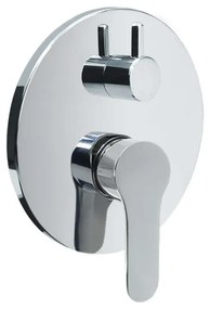 Mereo Mereo, Sprchová podomietková batéria s prepínačom, Zuna, Mbox, kryt, chróm, MER-CB60106ZA
