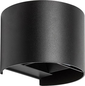 Rabalux 77218 - LED vonkajšie nástenné svietidlo VIRNA 5W/230V 2700/4000/6500K IP54 čierna