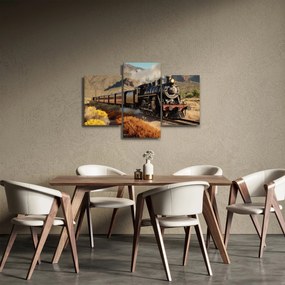 Obraz - Parná lokomotíva (90x60 cm)