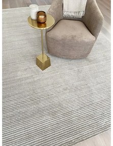 Krémovobiely vlnený koberec 120x180 cm Calisia M Ribs – Agnella