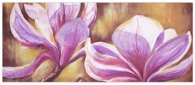 Obraz - Kvety magnólie (120x50 cm)