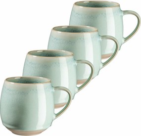 Mäser Súprava hrnčekov 4 ks AQUATA – 355 ml, zelená, 355 ml