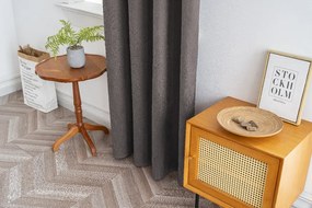 Zatemňovací záves DUNES VELVET 140x250 cm, tmavosivý Zavesenie: Kovové krúžky