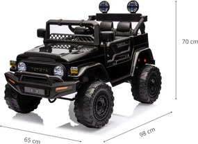 Elektrické autíčko Toyota FJ Cruiser čierne