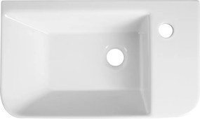 Sapho Sapho, PRIMO keramické umývadlo 50x28cm, biela, 100605